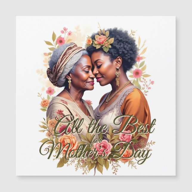 A Mother's Embrace – A Timeless Bond in Bloom (Front)