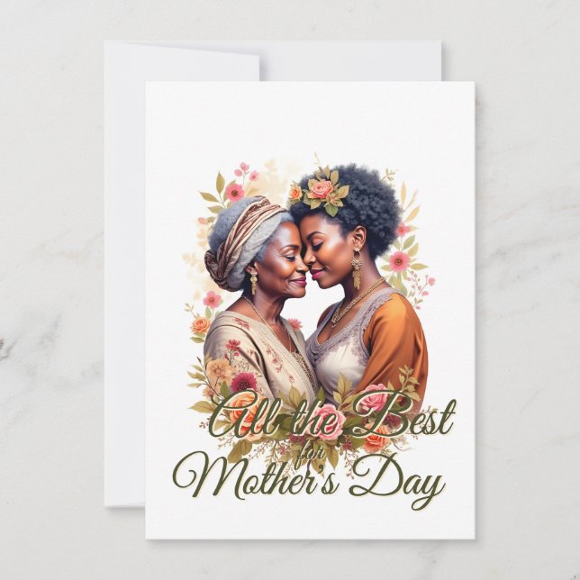 A Mother's Embrace – A Timeless Bond in Bloom (Front)