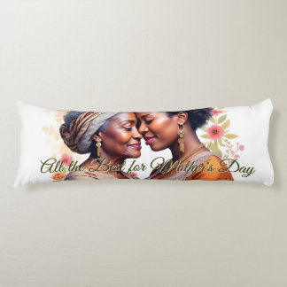A Mother's Embrace – A Timeless Bond in Bloom Body Pillow