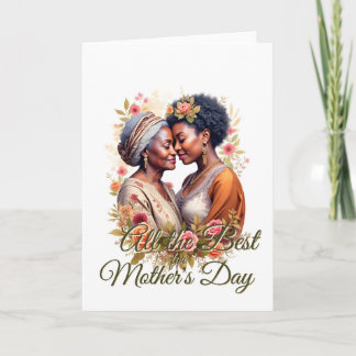 A Mother's Embrace – A Timeless Bond in Bloom Card