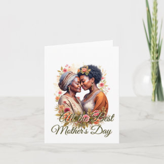 A Mother's Embrace – A Timeless Bond in Bloom Card