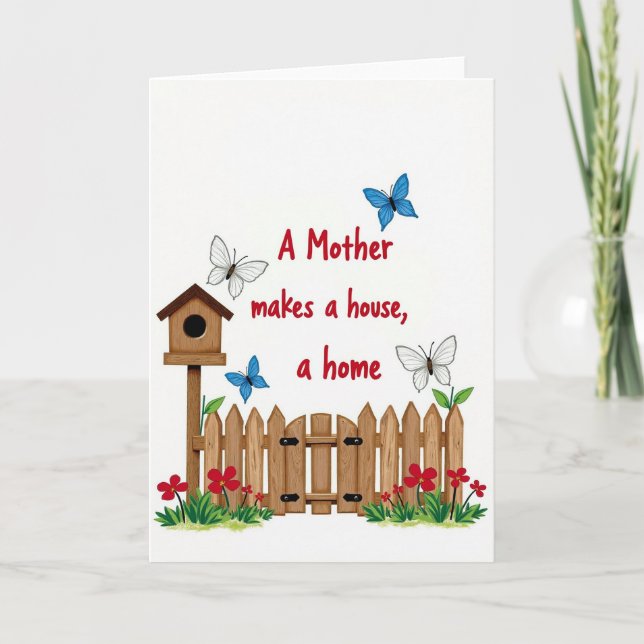 A Mothers Home Art Mothers Day Card (Front)