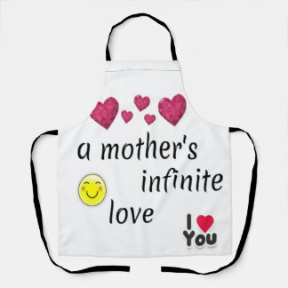 A mother's infinite love apron