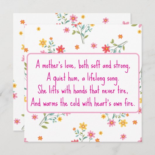 A Mother's Love  (Front/Back)