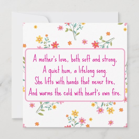 A Mother's Love  (Front)