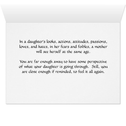 A MOTHER'S LOVE (Inside Horizontal (Bottom))