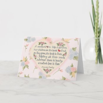 A Mother's Love - Greeting Card by marainey1 at Zazzle