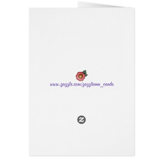A Mother's Love - Greeting Card (Back)