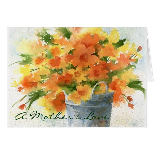 A Mother's Love - Greeting Card (Front Horizontal)