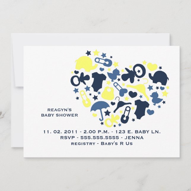 A Mother's Love Invitation (Front)