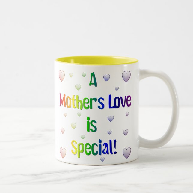 A Mother's Love is Special Two-Tone Coffee Mug (Right)