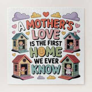 A Mother's Love Is The First Home We Ever Know Jigsaw Puzzle