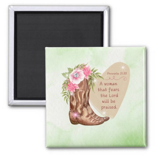 A Mothers Love of the Lord _ Proverbs 3110 Magnet