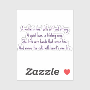 A Mother's Love Sticker