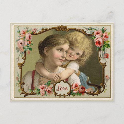 A Mothers Love Vintage Reproduction Postcard