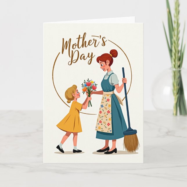 A Mothers Loving Gesture Card (Front)