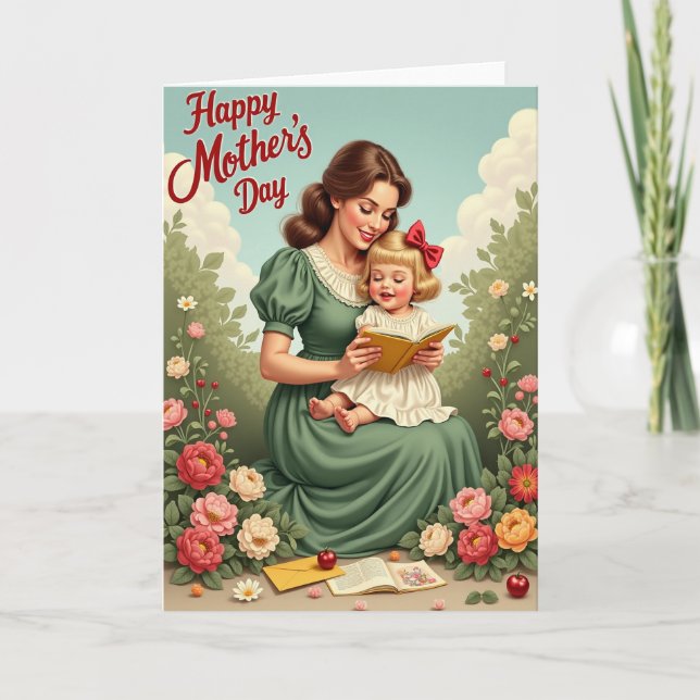 A Mothers Loving Story Card (Front)