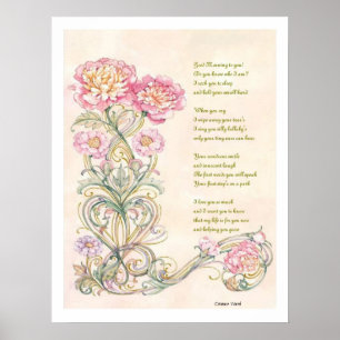 A Mother's Poem Poster