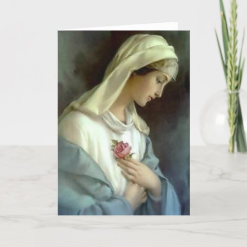 A Mothers Prayer after Holy Communion Catholic Card