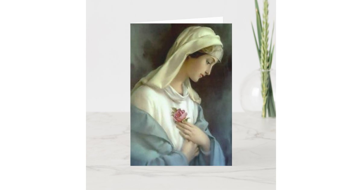 A Mother's Prayer after Holy Communion Catholic Card | Zazzle