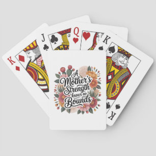 A Mother's Strength Knows No Bounds Poker Cards