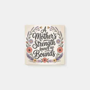 A Mother's Strength Knows No Bounds Post-it Notes
