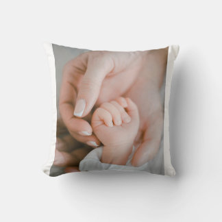 A Mother's Touch, A Lifetime of Love Throw Pillow