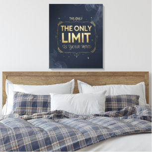 A motivational artwork for work and success canvas print