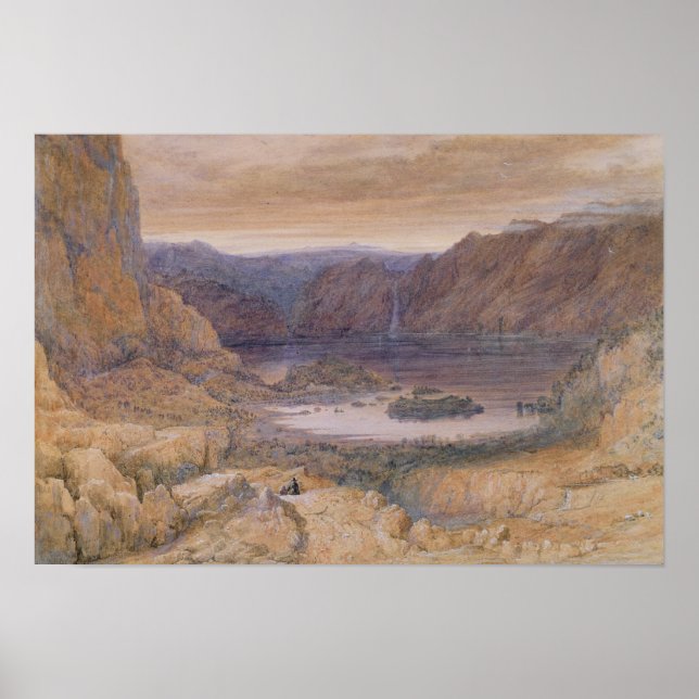 A Mountain Lake, Norway, c.1827 Poster (Front)