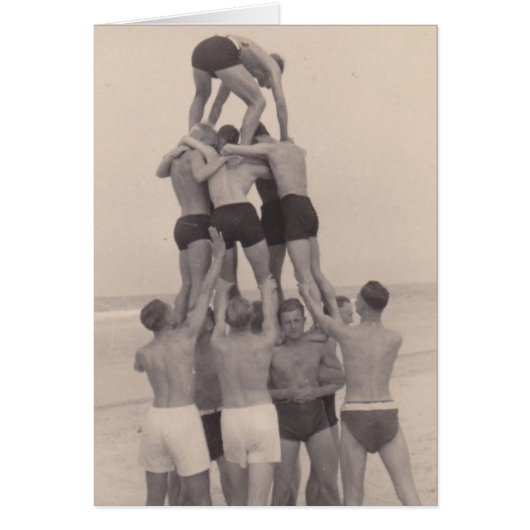 A Mountain of Men Cards (Front)