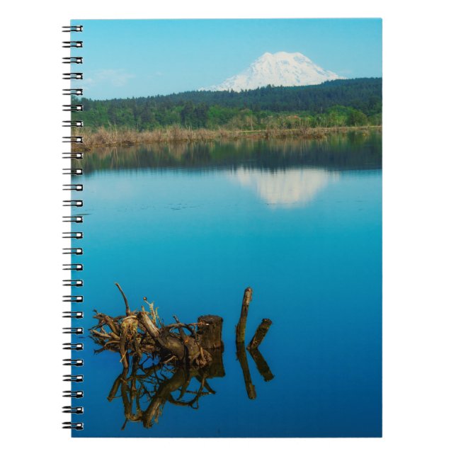 A Mountain Peers Over a Hedge Notebook (Front)