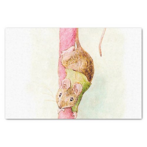 A Mouse Ran Down the Bell Rope by Beatrix Potter Tissue Paper