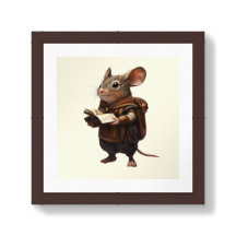 A Mouse-Sized Adventurer – Woodlanders Art Print