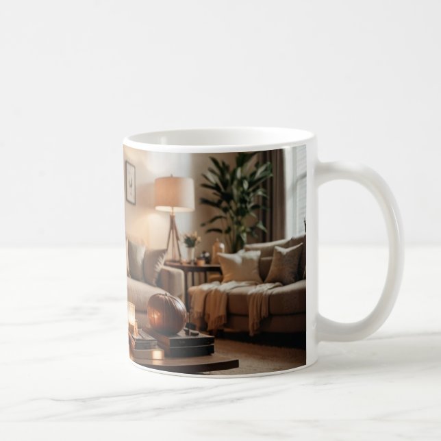 A mug in the living room under a subtle light (Right)