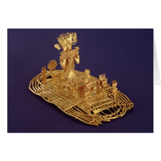 A Muisca votive figurine  depicting Cards (Front Horizontal)