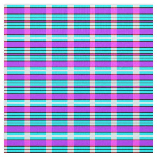 A multi color Plaid fabric pattern design 