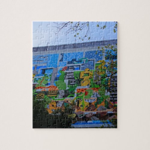 A Mural on the San Antonio Riverwalk Jigsaw Puzzle