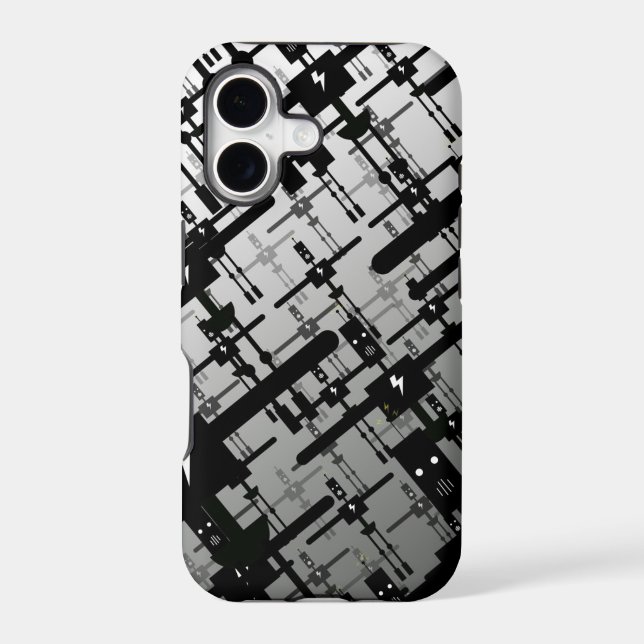 A Murder Of Crow-Bots Iphone Case (Back)