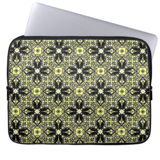 A Murder Of Crows Kaleidoscope Square Laptop Sleeve