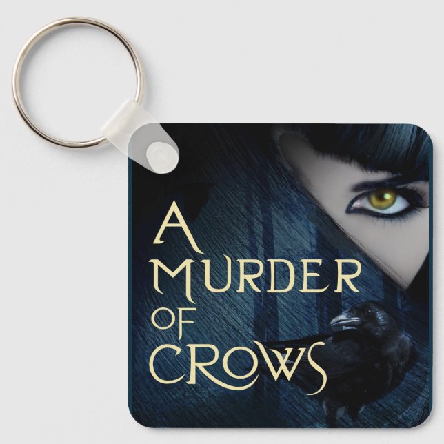 A Murder of Crows Keychain (Front)