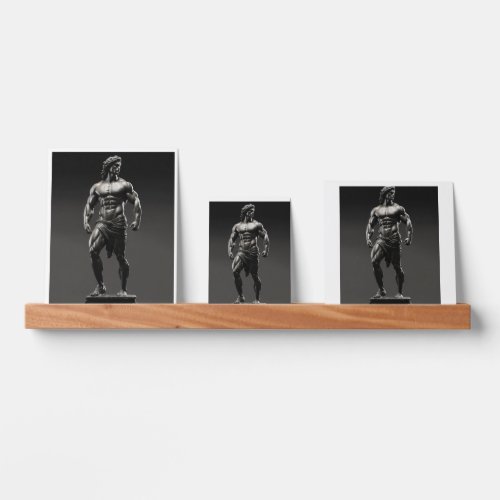  a muscular greek god statue  picture ledge