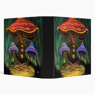 A Mushroom World 3 Ring Binder