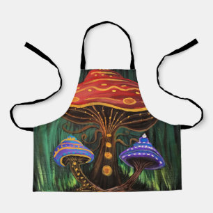 A Mushroom World Apron