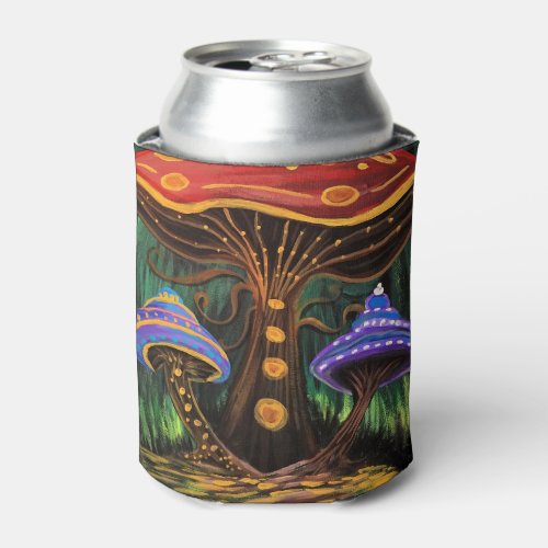 A Mushroom World Can Cooler