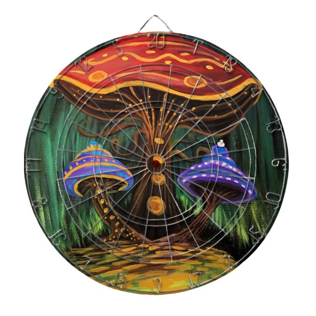 A Mushroom World Dart Board (Front)