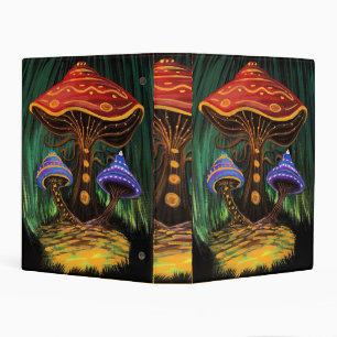 A Mushroom World Mini Binder