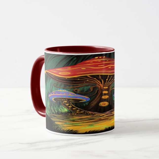 A Mushroom World Mug (Front Left)