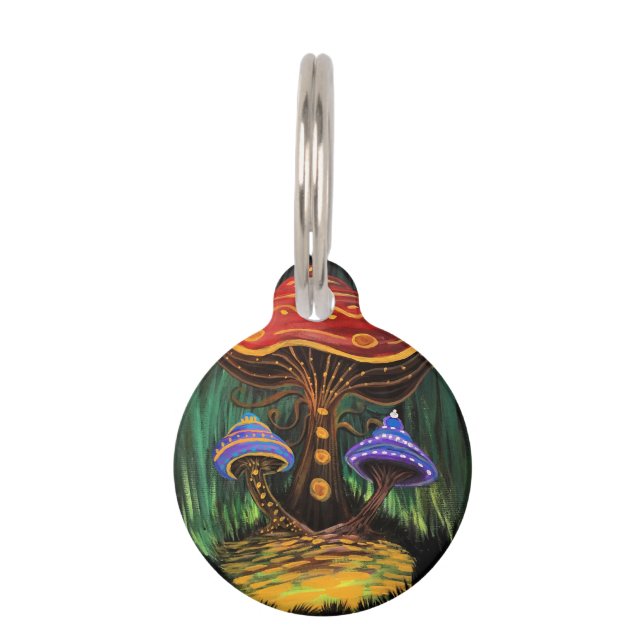 A Mushroom World Pet ID Tag (Front)