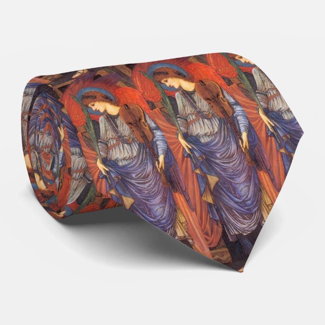 A Musical Angel tie by Edward Burne-Jones (Rolled)