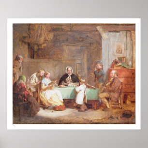 A Musical Evening (oil on canvas) 2 Poster